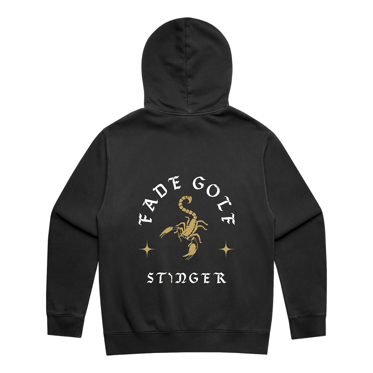 STINGER HOODIE IN FADED BLACK - Fade Golf Company