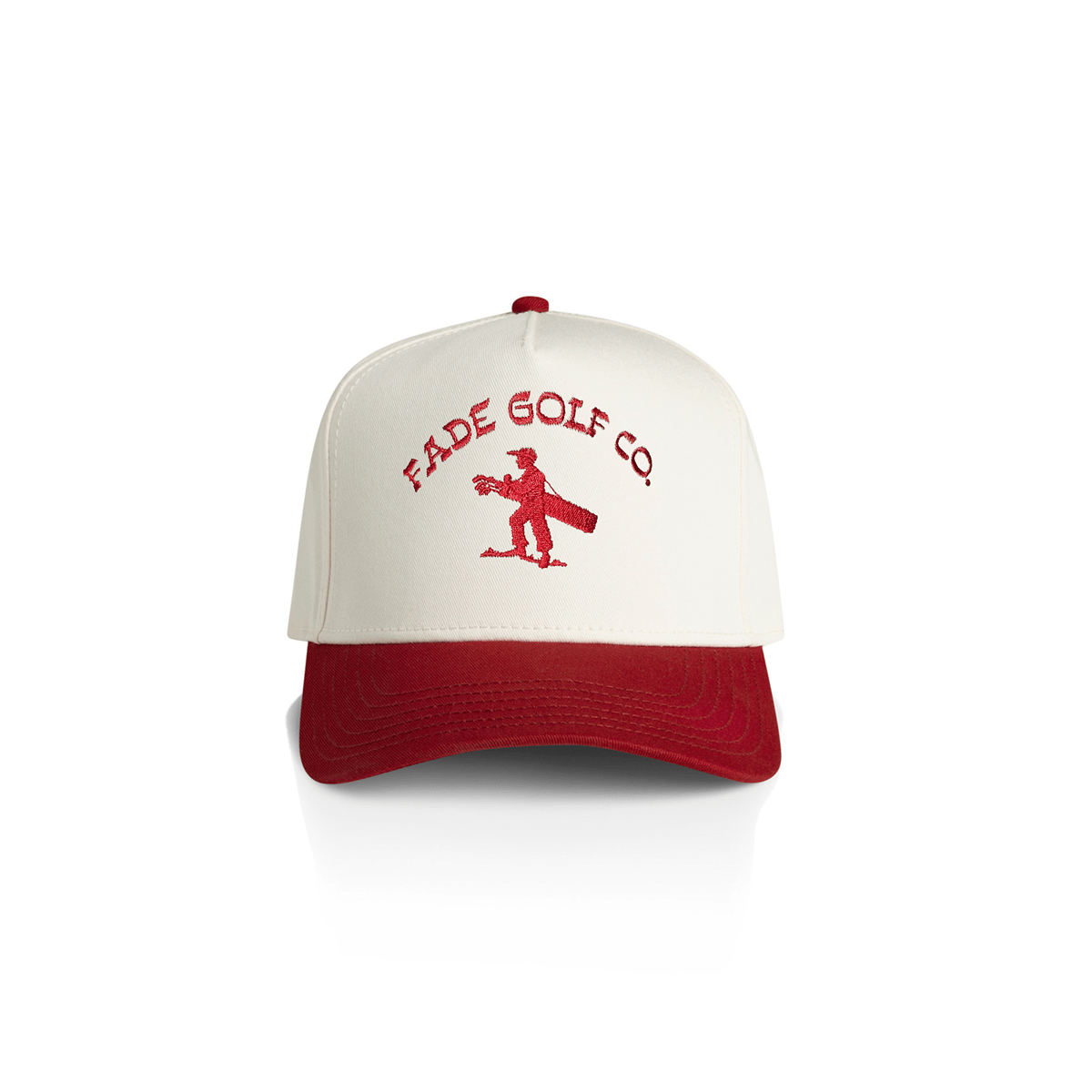 Bethpage Ryder Cup Baseball Cap in Cream/Cardinal Red - Fade Golf Company