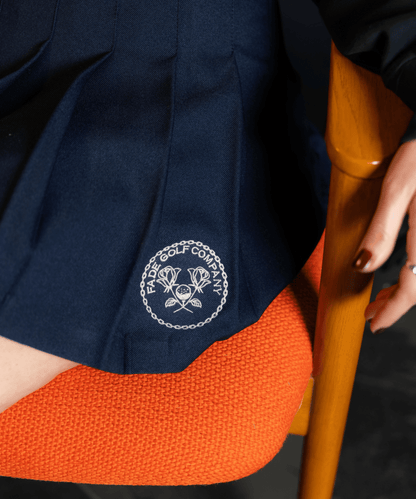 Claire Tennis Skirt in Navy - Fade Golf Company