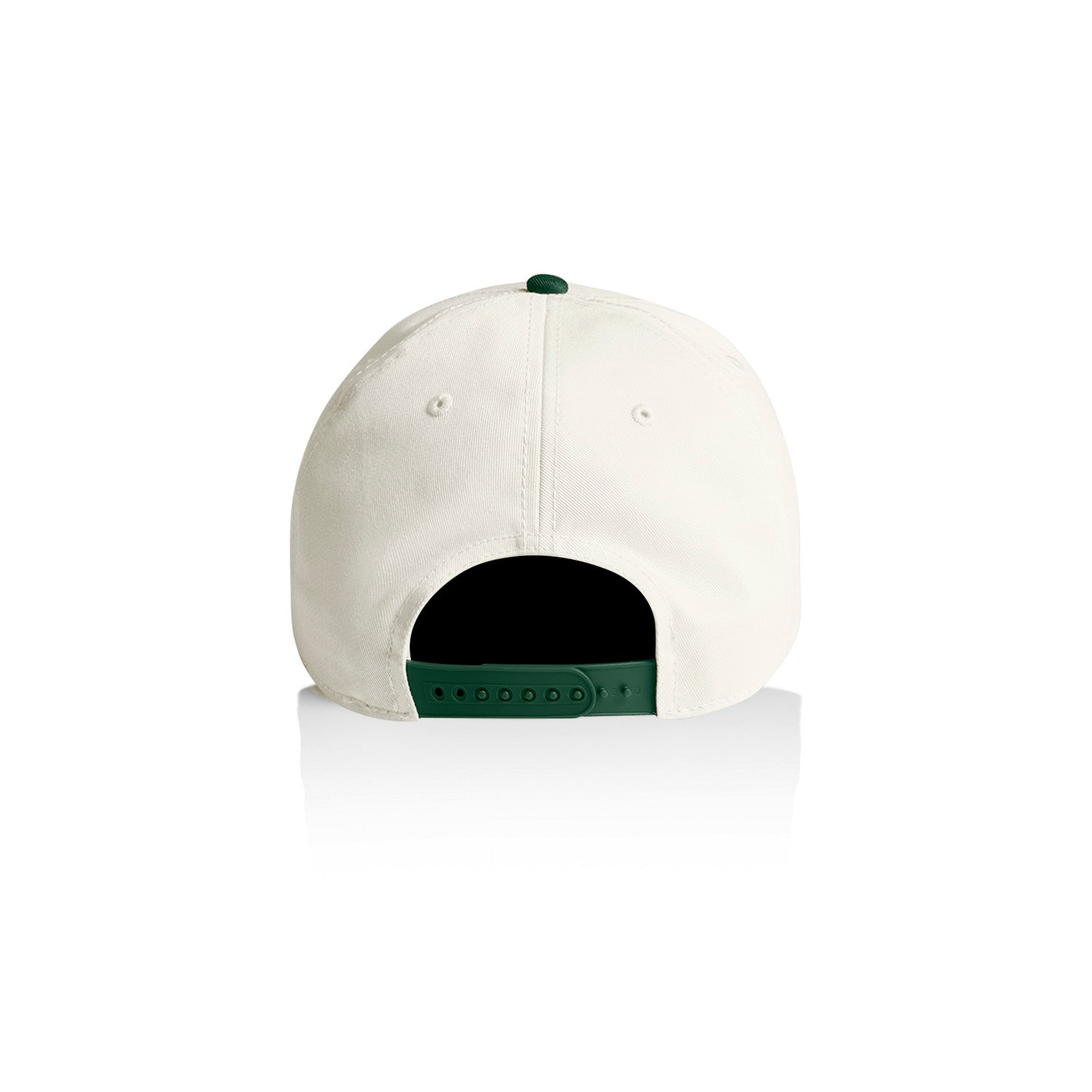 FADE GOLF FLAGSTICK TWO - TONE BASEBALL CAP IN WHITE/PINE GREEN - Fade Golf Company