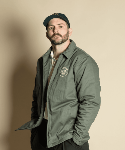 Member's Links Crest Jacket in Cypress Green - Fade Golf Company