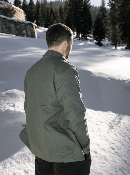 Member's Links Crest Jacket in Cypress Green - Fade Golf Company