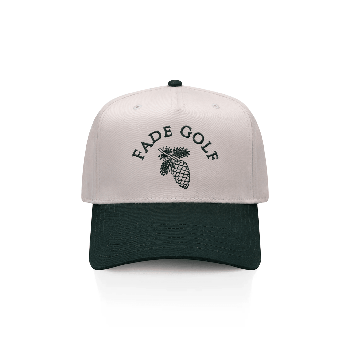 Ponderosa Pines Baseball Cap in Sand/Pine - Fade Golf Company