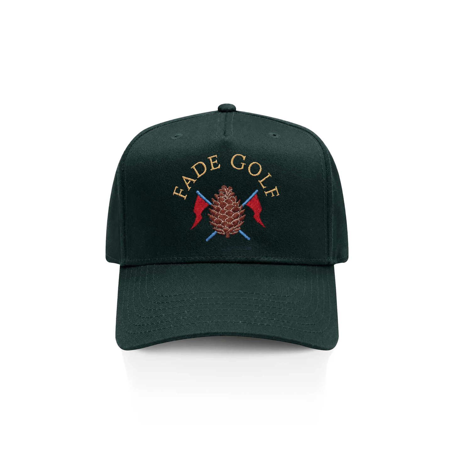 Runabout Baseball Cap in Pine Green - Fade Golf Company
