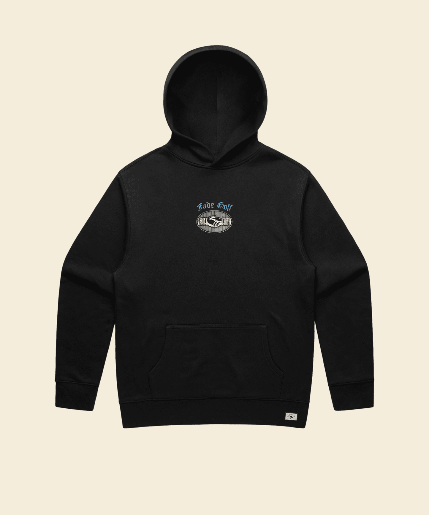 Skins Game Relaxed Hoodie in Black - Fade Golf Company