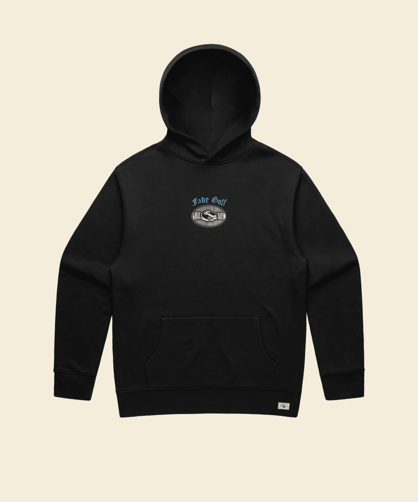 Skins Game Relaxed Hoodie in Black - Fade Golf Company