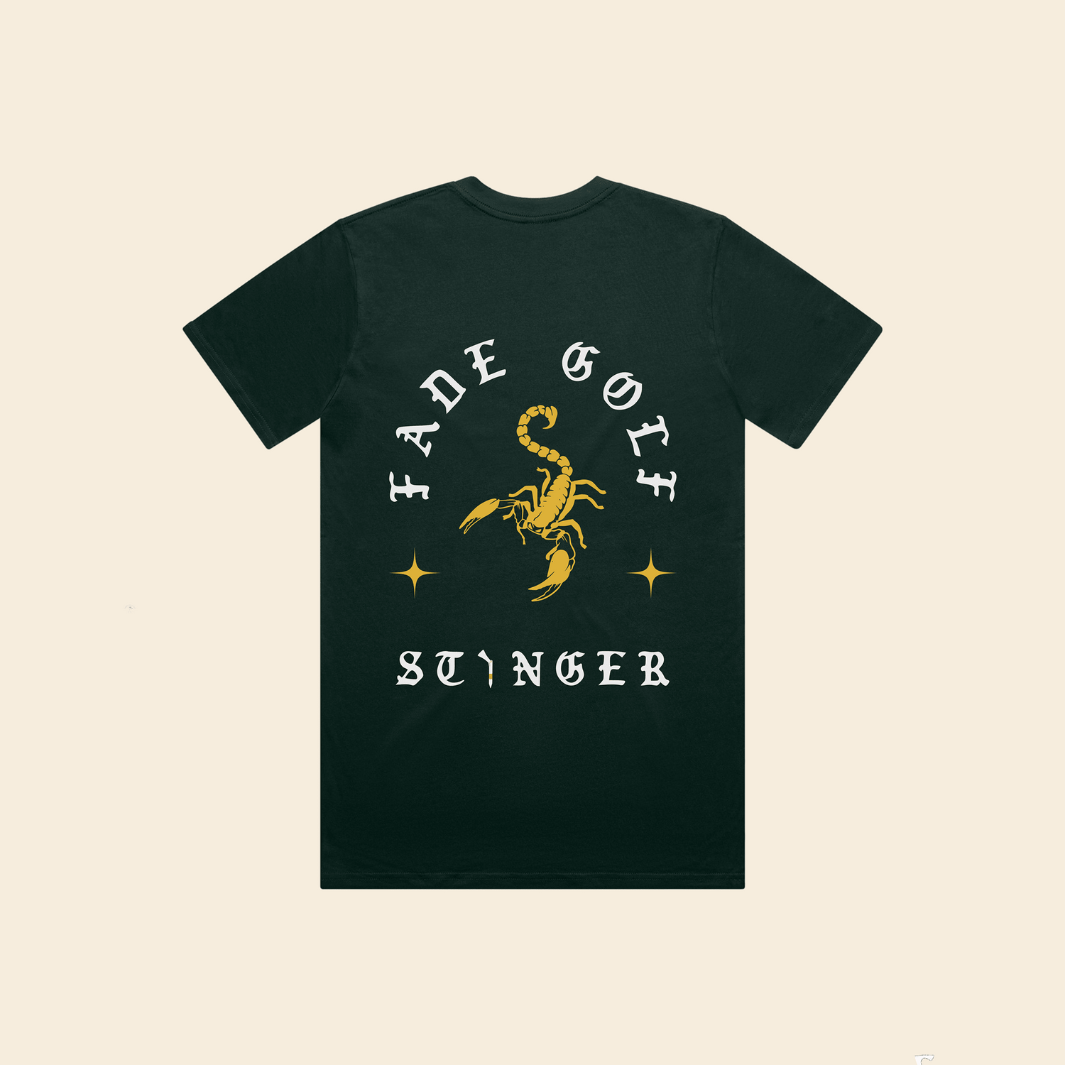 STINGER TEE IN PINE GREEN - Fade Golf Company