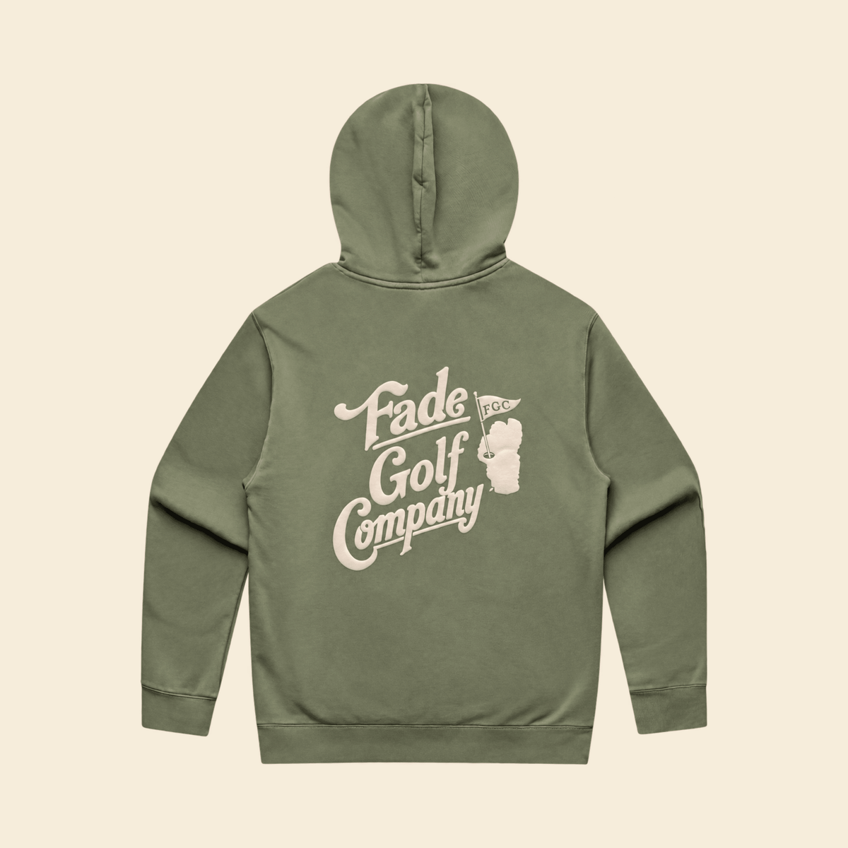 WILLIE EDGEWOOD HOODIE - FADED SAGE - Fade Golf Company