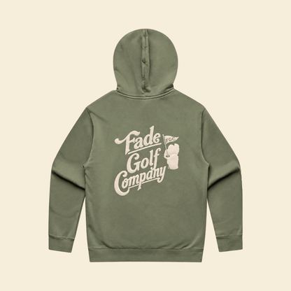 WILLIE EDGEWOOD HOODIE - FADED SAGE - Fade Golf Company