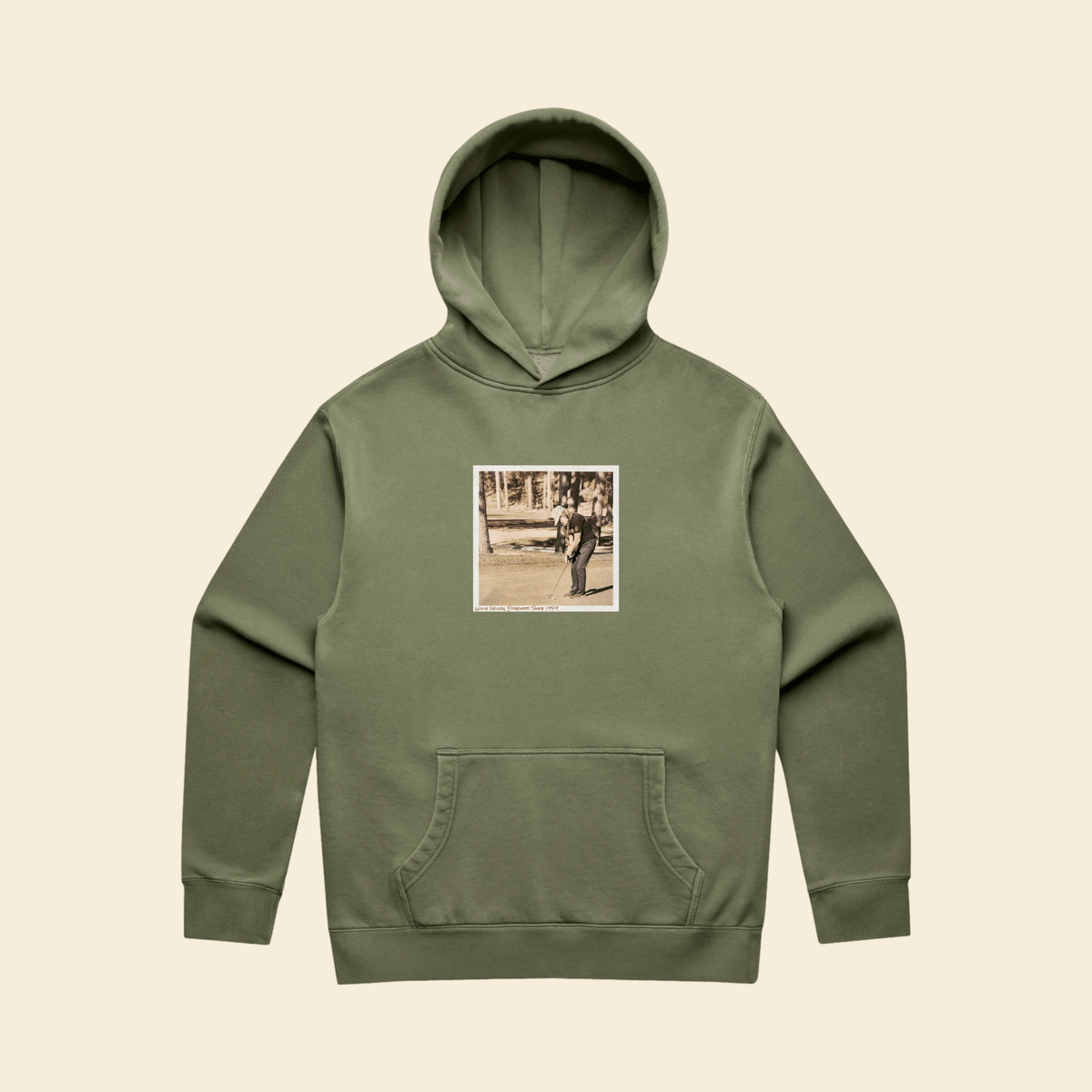 WILLIE EDGEWOOD HOODIE - FADED SAGE - Fade Golf Company