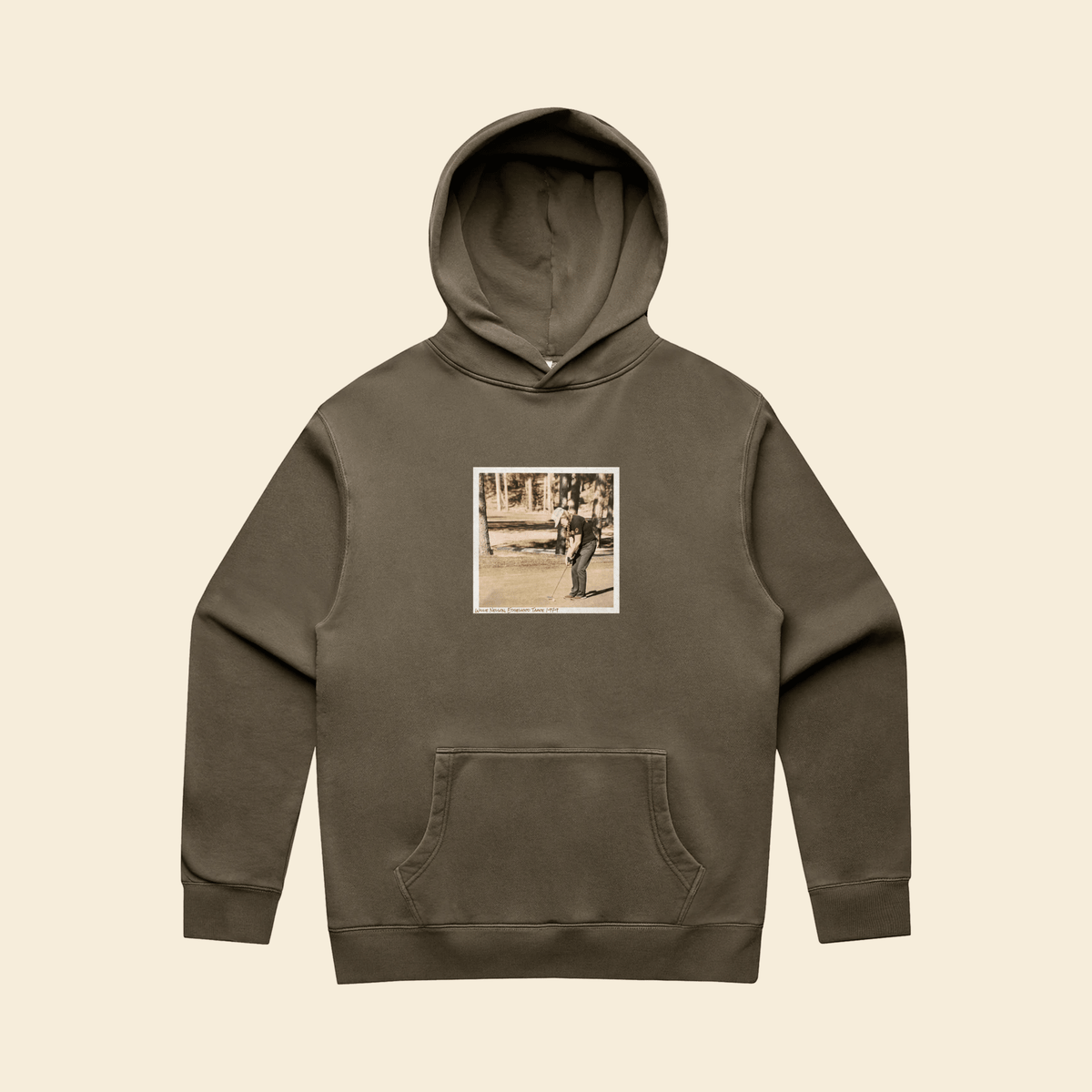 WILLIE EDGEWOOD HOODIE - FADED TOBACCO - Fade Golf Company