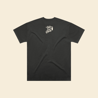WILLIE OVERSIZED T-SHIRT IN VINTAGE BLACK - Fade Golf Company