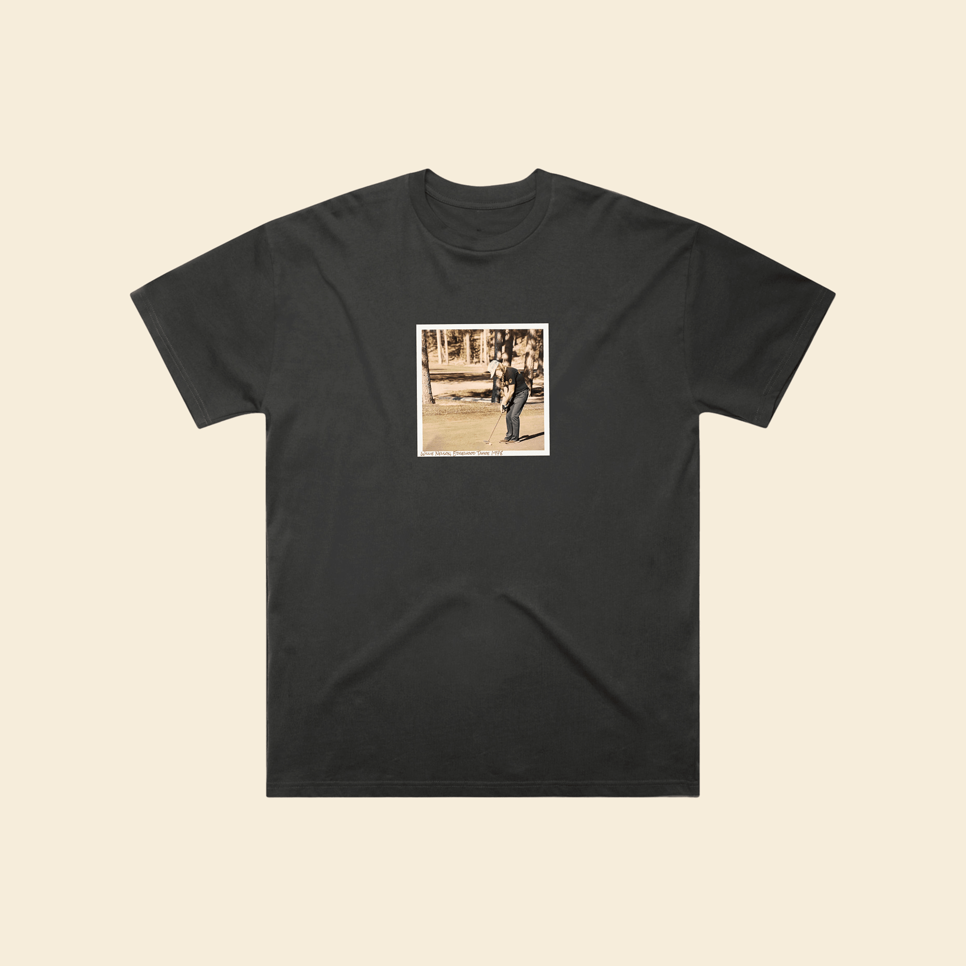WILLIE OVERSIZED T-SHIRT IN VINTAGE BLACK - Fade Golf Company